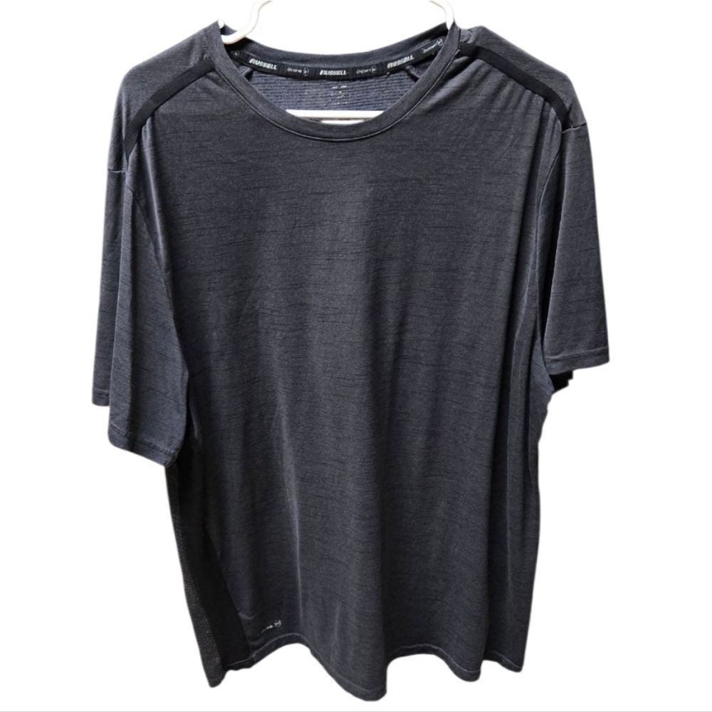 Russell Men's Active Tee Breathable Mesh Training Dri Power Short Sleeve T-Shirt